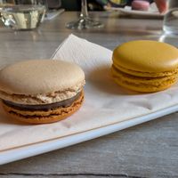 Coffee and passion fruit/mango at Manna 68 in Gdansk