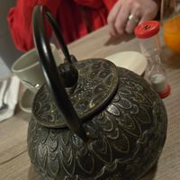 Tea in pot at Manna 68 in Gdansk