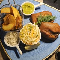 Fish and chips at Manna 68 in Gdansk