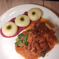 Cabbage rolls & dumplings! at Manna 68 in Gdansk