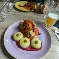 Gołąbki + kluski śląskie at Manna 68 in Gdansk