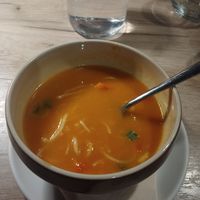 Thai soup at Manna 68 in Gdansk