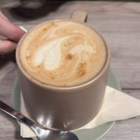 Oat latte  at Manna 68 in Gdansk