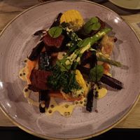 3D printed stake. Very realistic texture. at Manna 68 in Gdansk