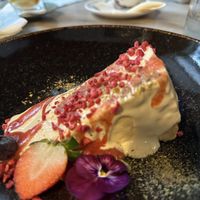 Basque cheesecakee  at Manna 68 in Gdansk