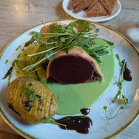 Beetroot Wellington at Manna 68 in Gdansk