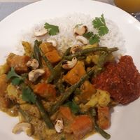 Vegan Sri Lankan Curry at Manna 68 in Gdansk