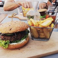 Burger at Manna 68 in Gdansk