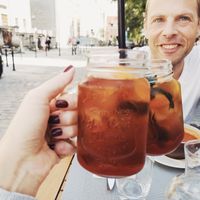 Alcoholfree icetea not to sweet perfect at Manna 68 in Gdansk