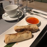 Spring rolls at Manna 68 in Gdansk
