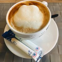 coffe with soy milk  at Manna 68 in Gdansk