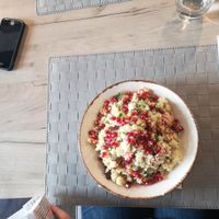 Couscous salad at Manna 68 in Gdansk
