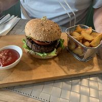 Burger at Manna 68 in Gdansk