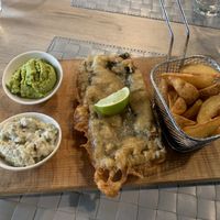 “Fish” and chips at Manna 68 in Gdansk