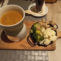 vegan fondue!   at Manna 68 in Gdansk