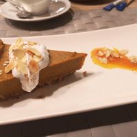 Pumpkin pie at Manna 68 in Gdansk