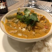 Jamaican curry  at Manna 68 in Gdansk