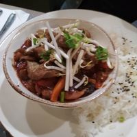 Vegan "duck" at Manna 68 in Gdansk