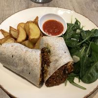 Burito (veganised) at Manna 68 in Gdansk