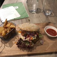 Burger at Manna 68 in Gdansk