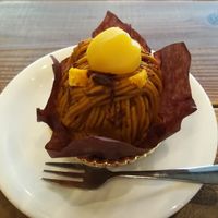 Pumpkin Mont Blanc❤ at Eat More Greens in Tokyo