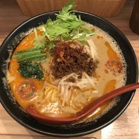 Spicy sesame (tan tan-men) ramen  at Soranoiro Nippon in Tokyo