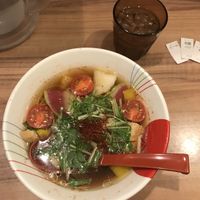 Vegan rāmen  at Soranoiro Nippon in Tokyo