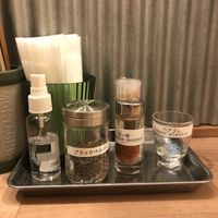 On the table...  at Soranoiro Nippon in Tokyo