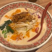 There is vegan dan dan noodles on the Menu. You can choose gluten-free noodles if you want. The great thing is the soup is addictive free and very tasty. Highly recommended! at Soranoiro Nippon in Tokyo