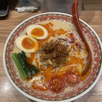Vegan TanTan with extra egg  at Soranoiro Nippon in Tokyo