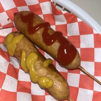 Corn dogs  at Antojito Con Amor - temporarily closed in Cancun