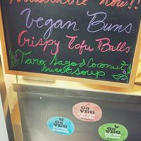 Sign near the entrance at Vegan for Longevity & Health in Auckland