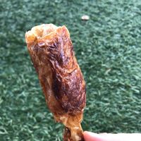 Tofu drumstick at Vegan for Longevity & Health in Auckland