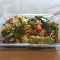 1 main, 4 sides for 16,50 - soooo good!! at Vegan for Longevity & Health in Auckland