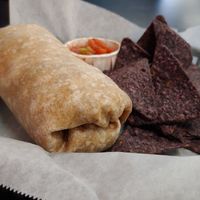 Black Bean Burrito at Lovey's Natural Foods and Cafe in Wilmington