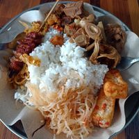 Nasi campur at Waikuntha - Warveg Warung Vegetarian in 