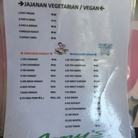 Menu, look at those prices  at Maitry in 