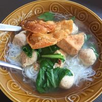 Vegan bakso at Maitry in 