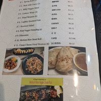 Appetizers at Chef Kenny's Asian Vegan Cuisine in Las Vegas