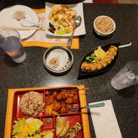 I had the Orange Chicken and my friend had Walnut Shrimp at Chef Kenny's Asian Vegan Cuisine in Las Vegas