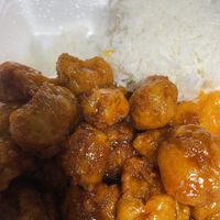 Orange Chik’n  at Chef Kenny's Asian Vegan Cuisine in Las Vegas