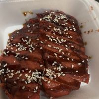 BBQ meat appetizer   at Chef Kenny's Asian Vegan Cuisine in Las Vegas