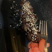 Vegan steak roll stuffed with cream cheese and avocado  at Chef Kenny's Asian Vegan Cuisine in Las Vegas