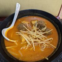 Curry laksa meatball ramen at Chef Kenny's Asian Vegan Cuisine in Las Vegas