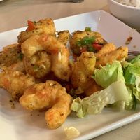 Salt and pepper prawns at Chef Kenny's Asian Vegan Cuisine in Las Vegas