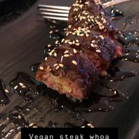 Vegan steak roll at Chef Kenny's Asian Vegan Cuisine in Las Vegas