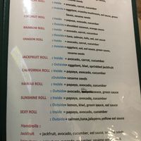 Menu at Chef Kenny's Asian Vegan Cuisine in Las Vegas