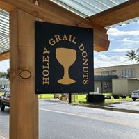 Food truck sign   at Holey Grail Donuts - Food Truck in Hanalei