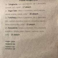 Do wyboru cztery rodzaje pizzy at Konkret in Poznan