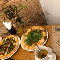 vegan pizzas at Konkret in Poznan